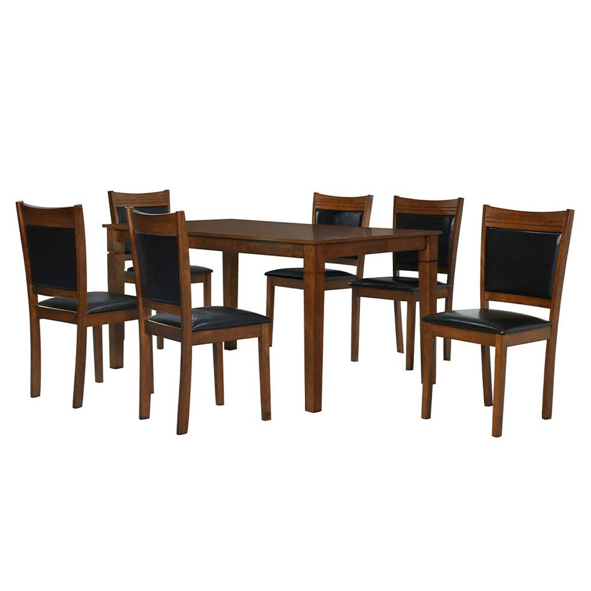 Juego de Comedor Zoy Home Borneo 6 Sillas Café