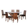 Juego de Comedor Latam Home Merida 6 Sillas Negro