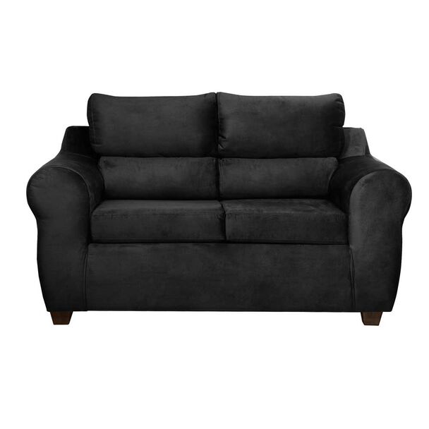 Sofá Mexx Muebles Dubai 2 Cuerpos Negro