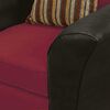Juego de Living Elegant Detail Minesota Sof&aacute; 3 Cuerpos + Sof&aacute; 2 cuerpos + Sill&oacute;n 1 Cuerpo Rojo