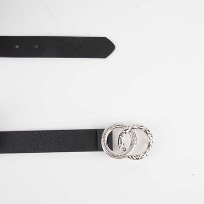 Imagen 2 del producto Cinturón Mujer Icono Negro, Rojo