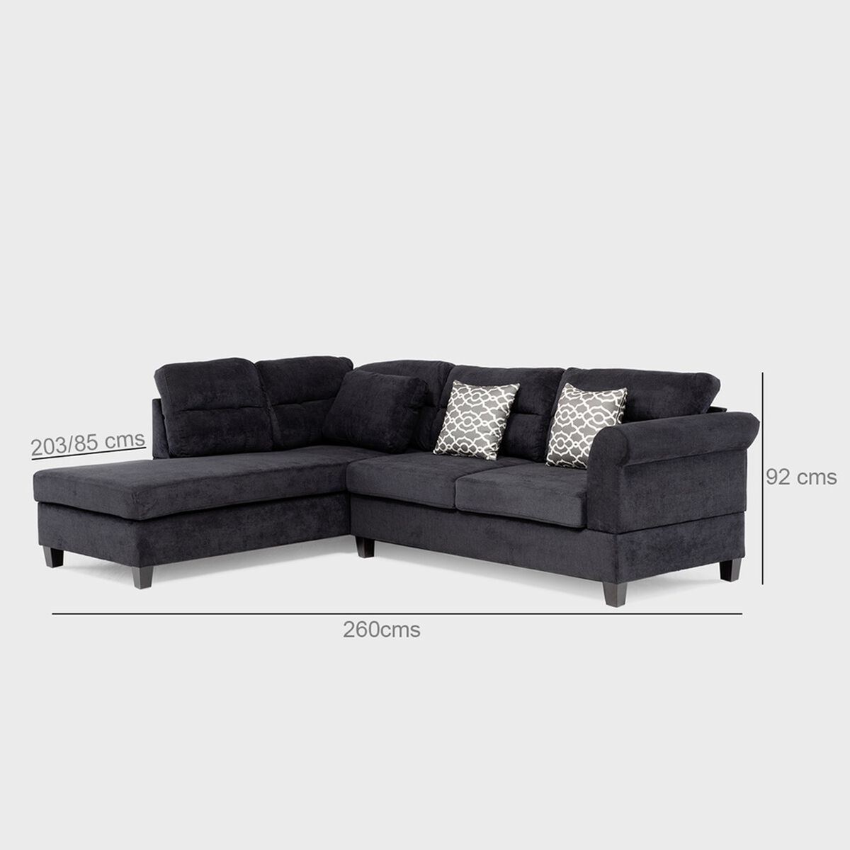 Seccional Daniels KM107LBK 4 Cuerpos Negro