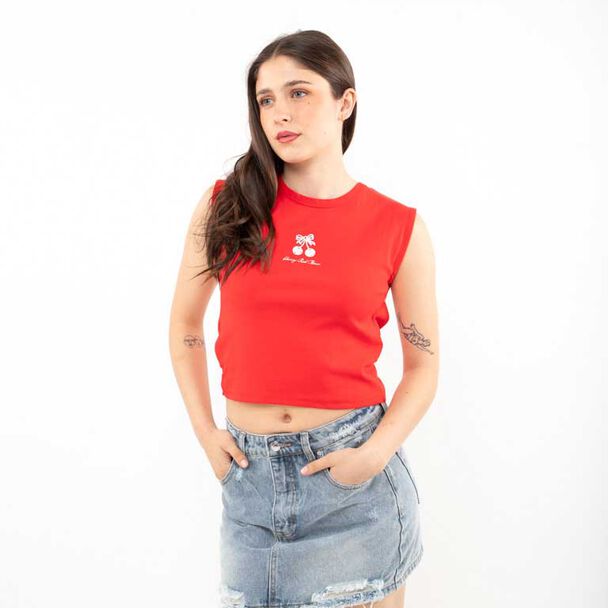 Polera Sin Mangas Mujer Icono