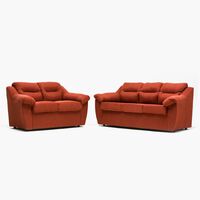 Juego de Living Cabsur Asturias 5 Cuerpos Terracota