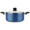 Batería de Cocina Aluminio Fantuzzi Gourmet  Azul 6 Piezas
