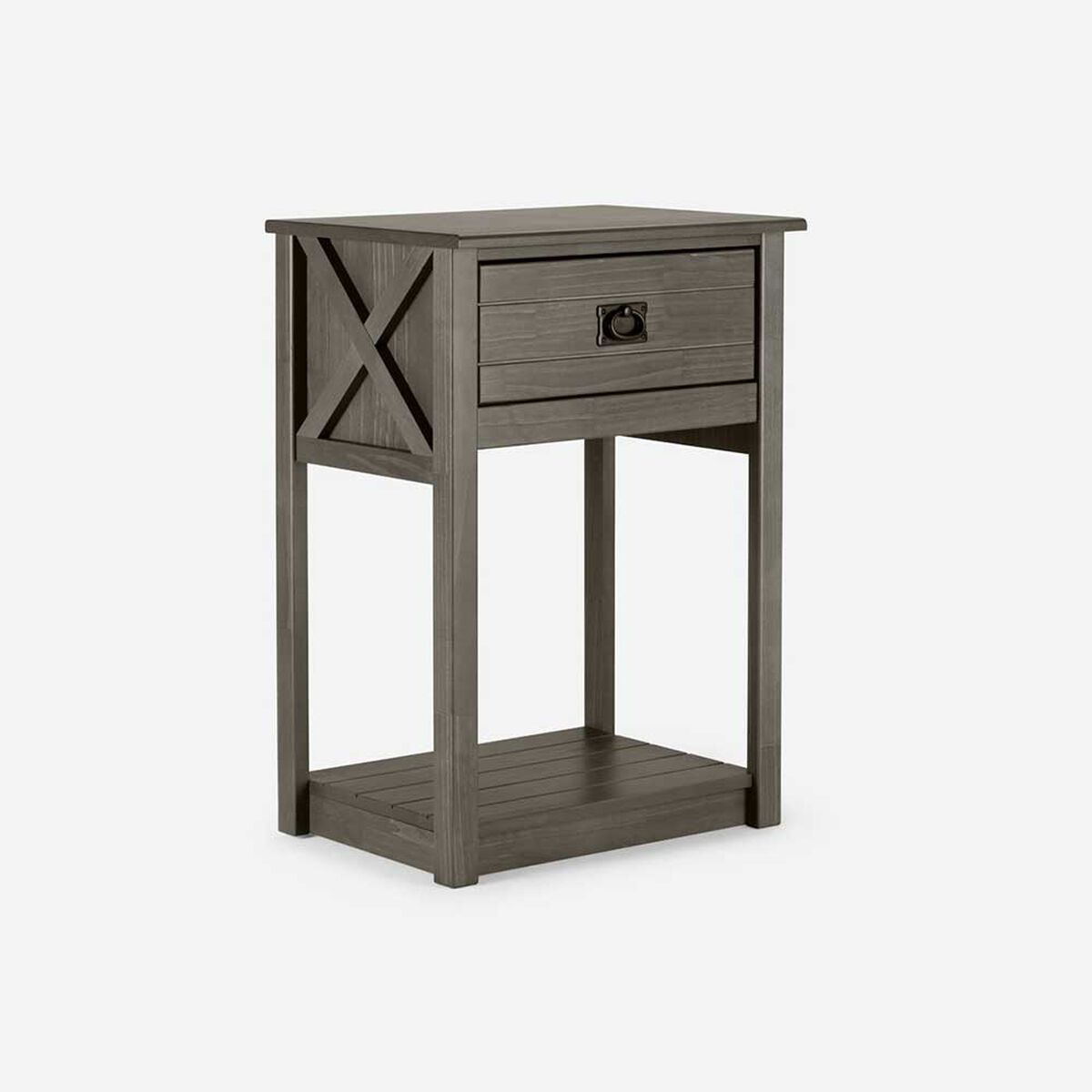 Cama Europea Rosen Base Dividida 2 Plazas Art 4 + Respaldo + 2 Veladores Ray