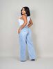 Jeans Wide leg Brillos Mujer Most Wanted