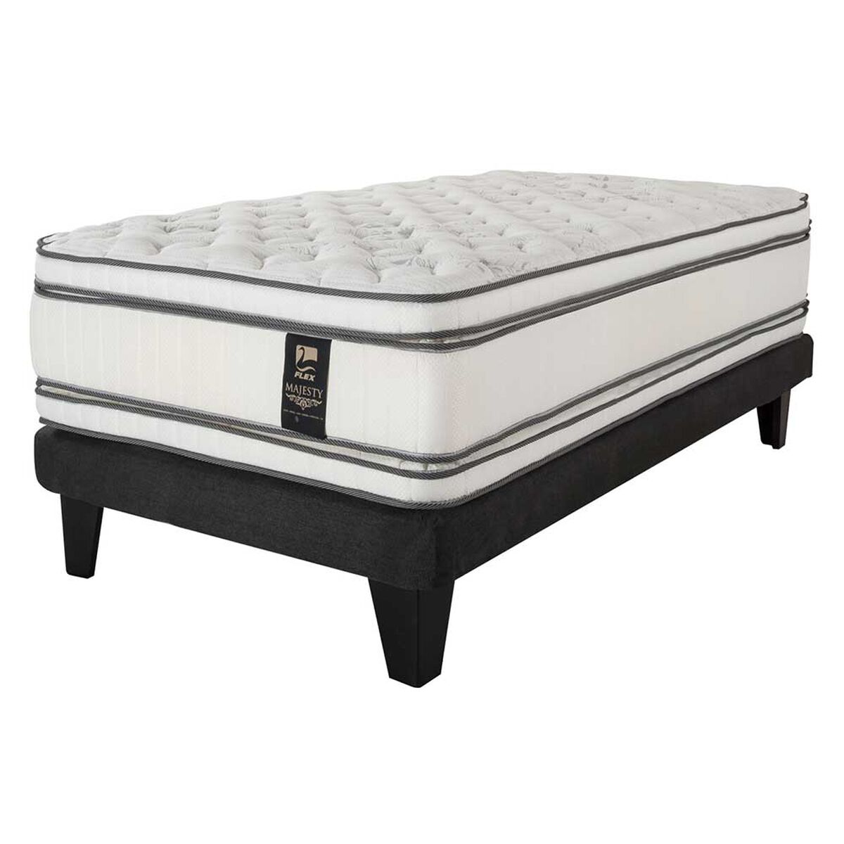 Cama Europea Flex 1,5 Plazas Majesty