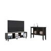 Combo Rack TV65  + Mesa de Arrimo TuHome Nomik Wengue Duna