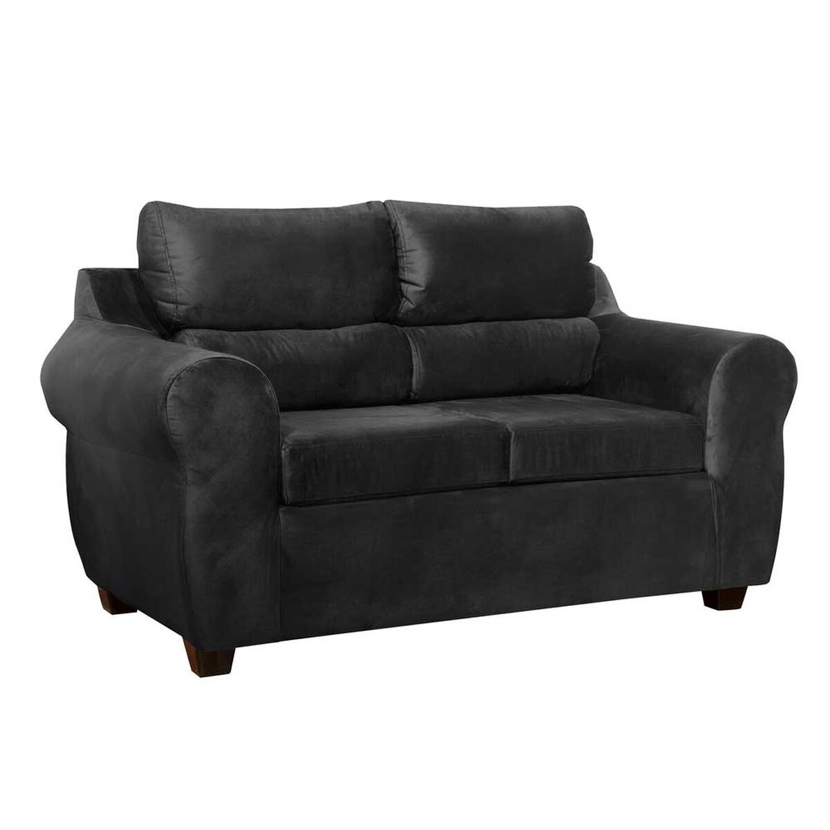 Sofá Mexx Muebles Dubai 2 Cuerpos Negro