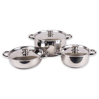 Batería Doral Malaga Acero Inoxidable 6 Piezas