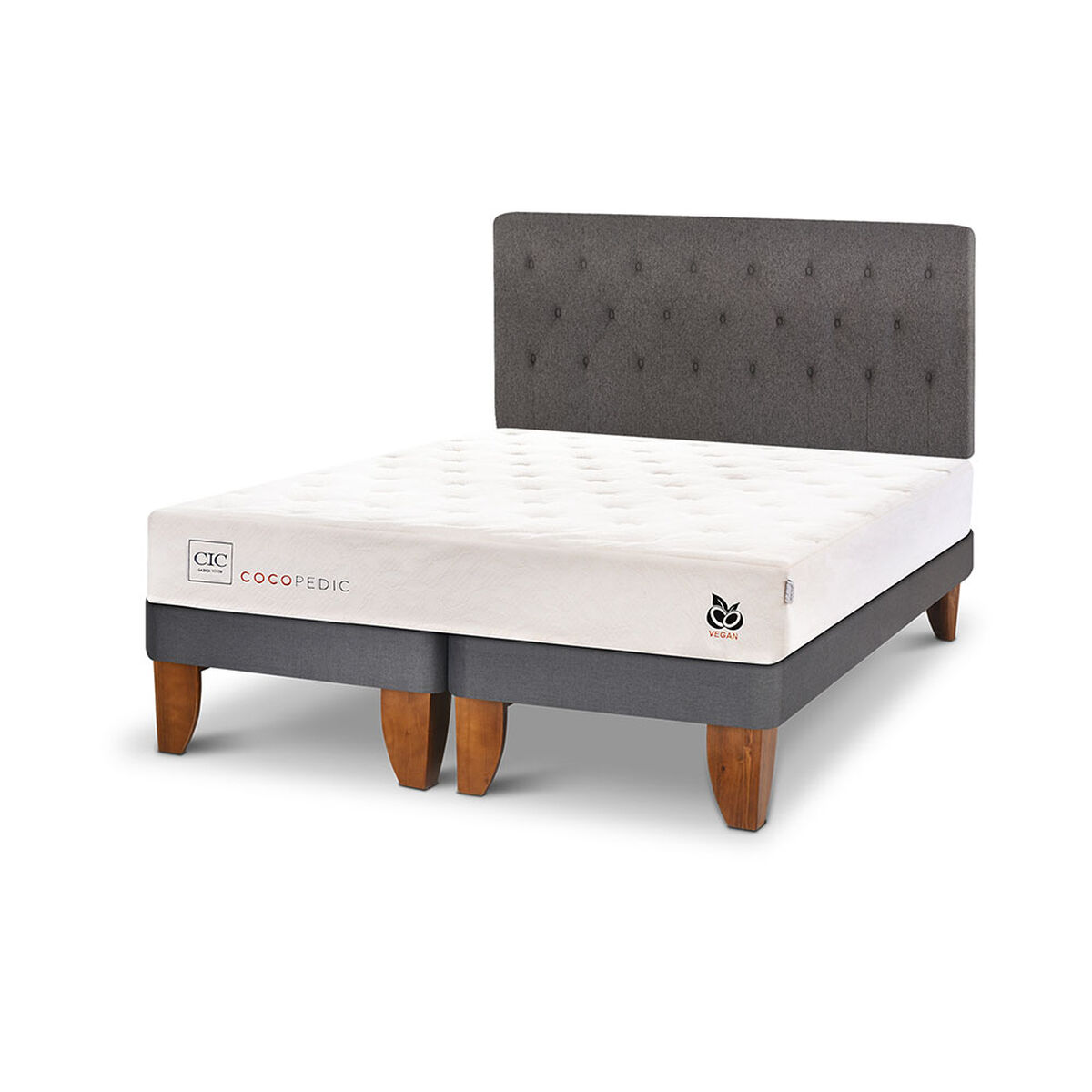 Cama Europea CIC Base Dividida King Cocopedic