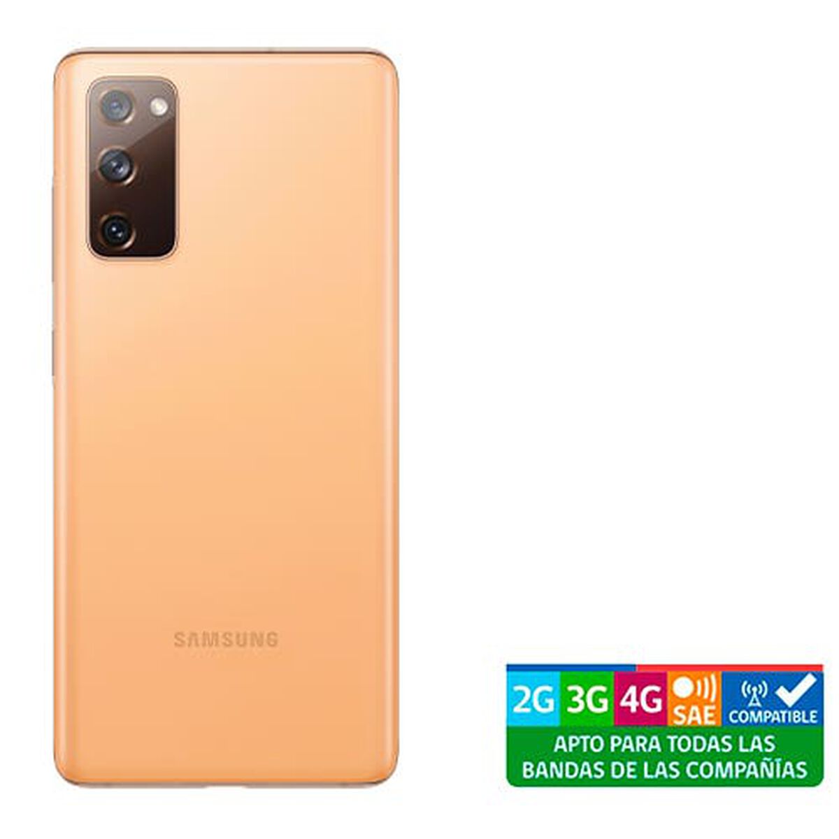 Celular Samsung Galaxy S20FE 128GB 6,5" Cloud Orange Liberado
