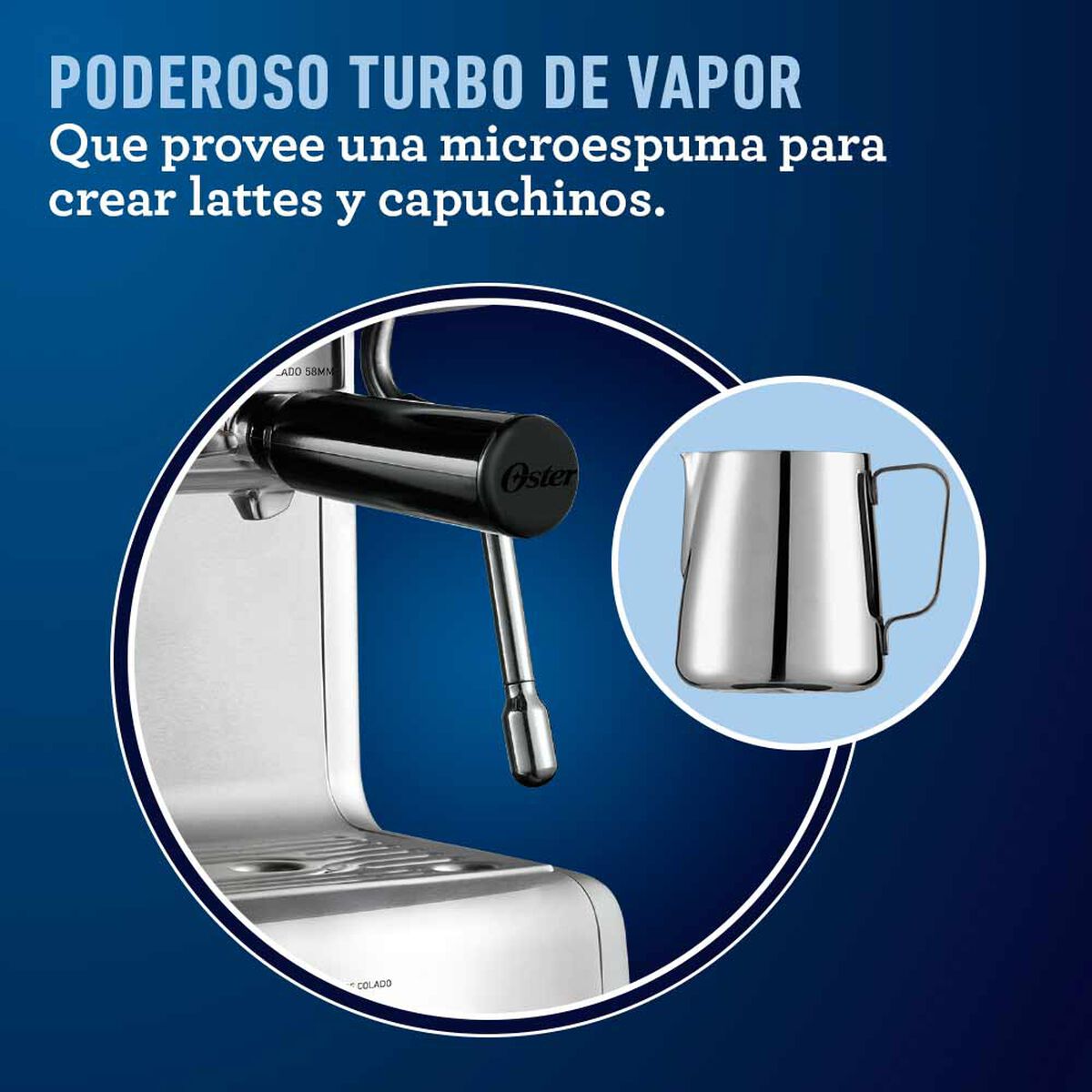 Cafetera Oster con Molinillo Baristamax BVSTEM7300013