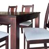 Juego de Comedor Araucarias Praga 6 Sillas Café