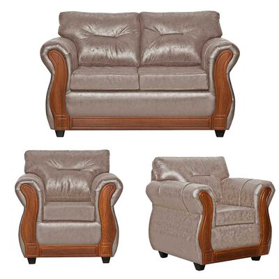 Juego de Living Black Factory Toronto 4 Cuerpos Beige