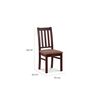 Juego de Comedor CIC Ñuble Chocolate 4 Sillas
