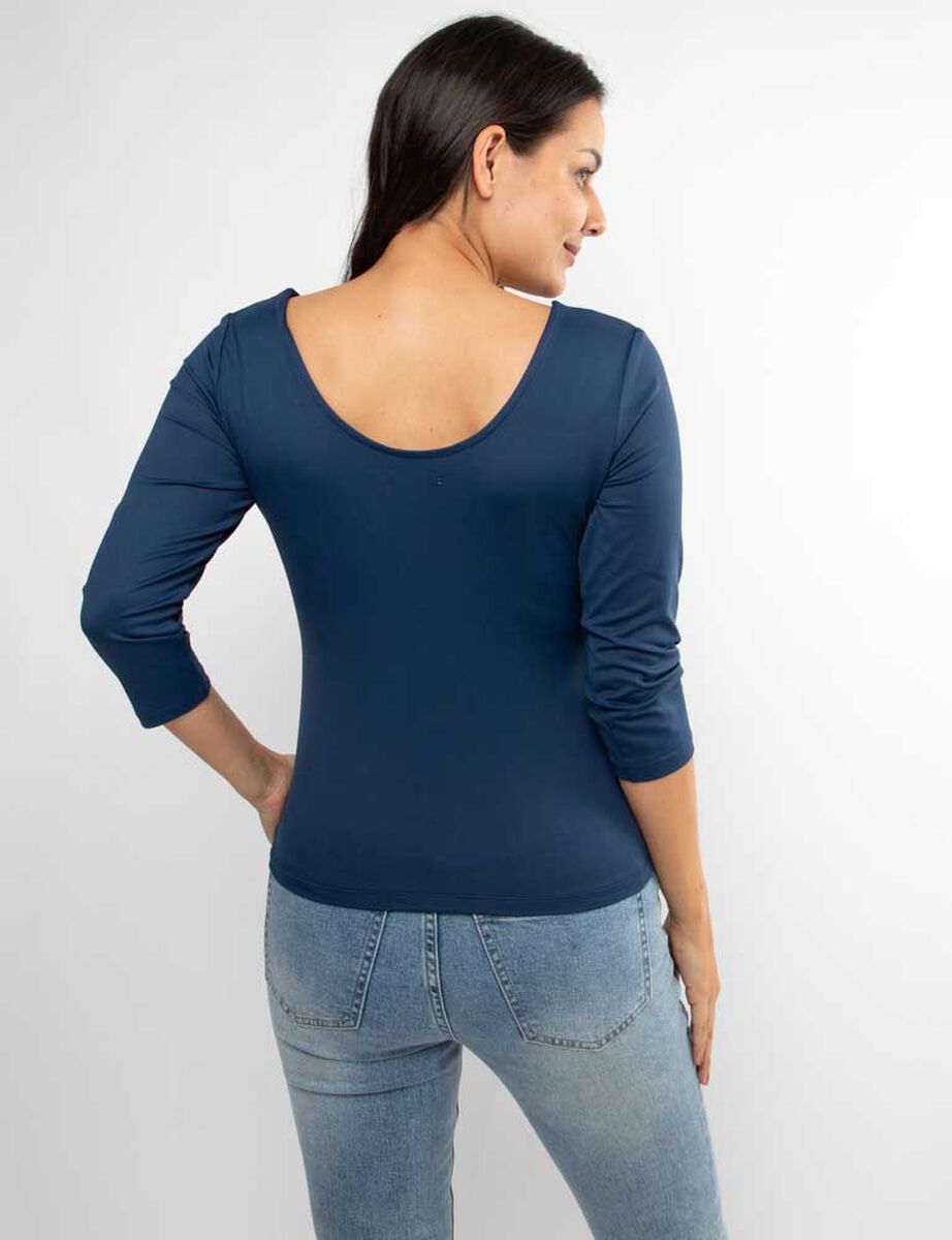 Polera Manga 3/4 Mujer Zibel
