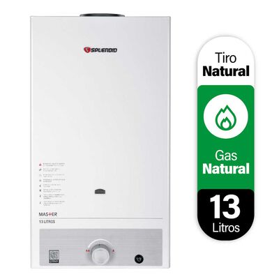 Imagen 1 del producto Calefont 13 litros Gas natural Tiro natural Splendid
