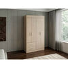 Closet Tuhome Houston 4 Puertas 2 Cajones Cartagena Wengue