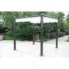 Gazebo Tela Aluminio Retractil Spazzio Roma 3 x 3 mts