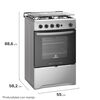 Cocina a Gas Mademsa M 755 ST 4 Quemadores