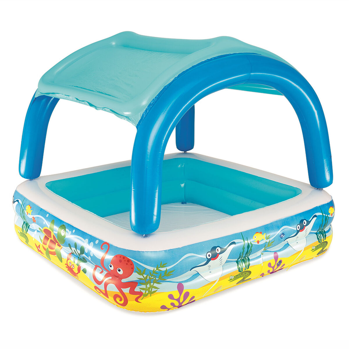 Piscina Inflable Bestway Con Techo diseño playa