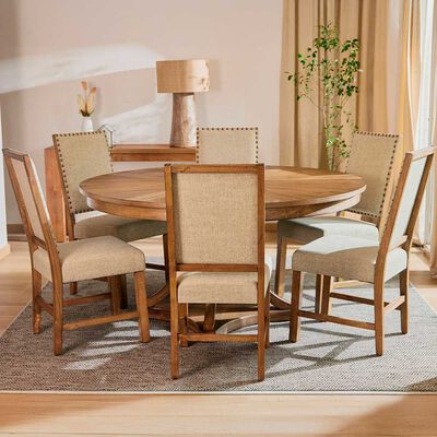 Imagen 2 del producto Juego de Comedor CIC Leeds 6 Sillas Roble