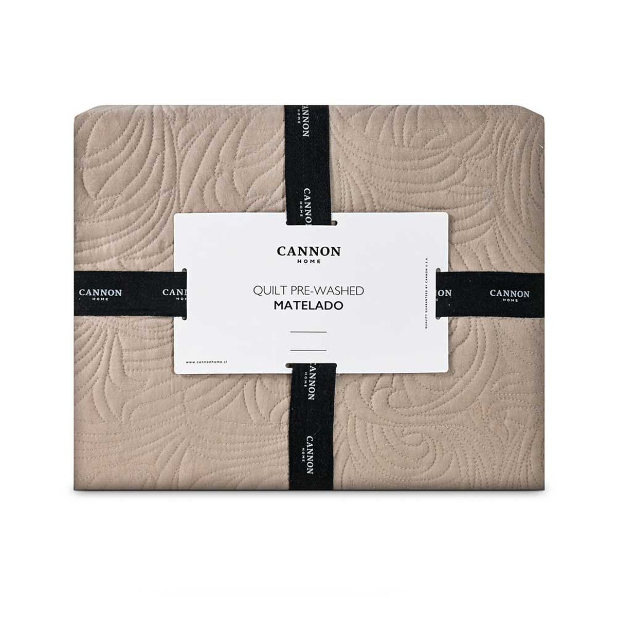 Quilt Cannon 2 Plazas Matelado Taupe