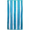 Toalla de Playa Jacquard Bicolor Reversible Casanova Stripes Blue 86 x 160 cm