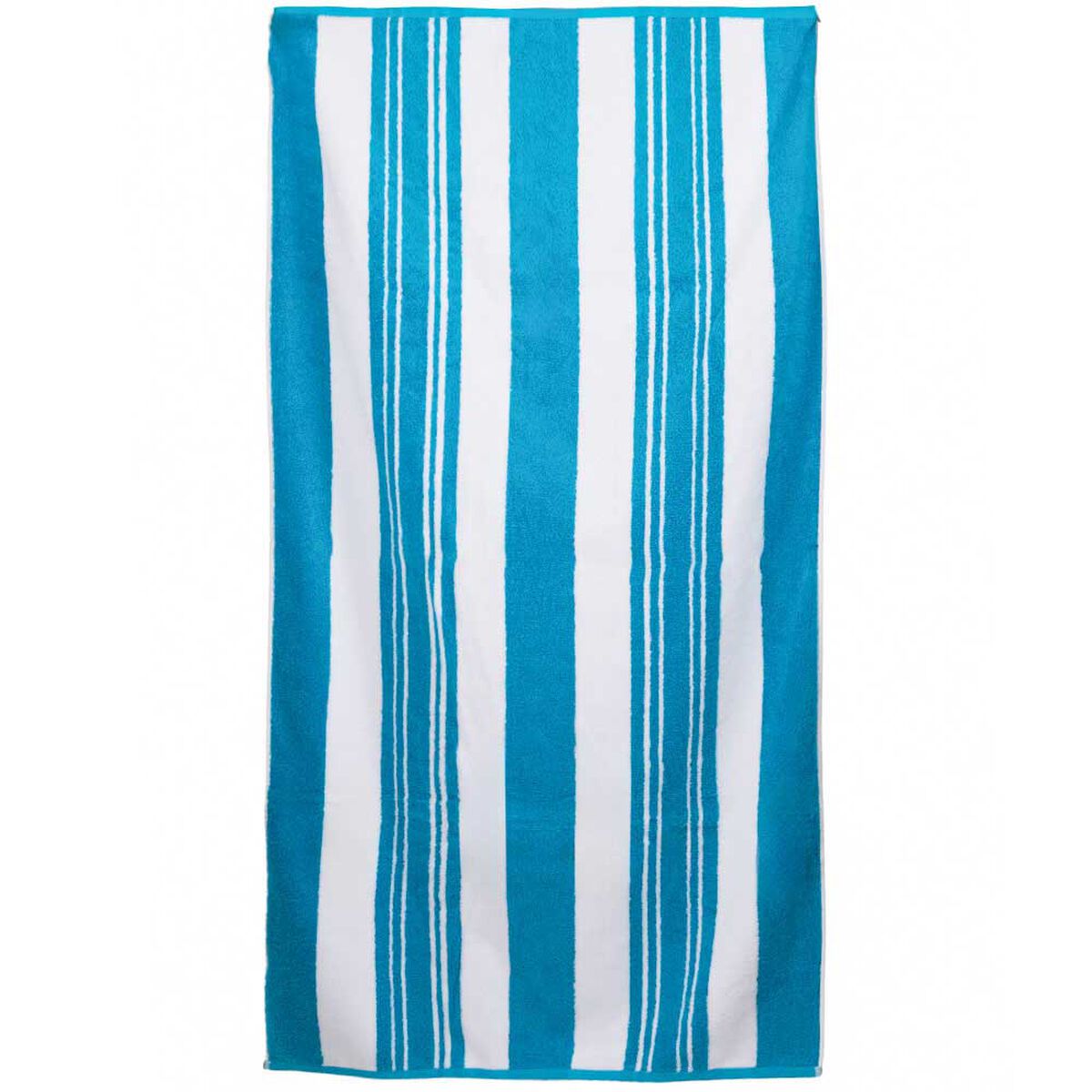 Toalla de Playa Jacquard Bicolor Reversible Casanova Stripes Blue 86 x 160 cm
