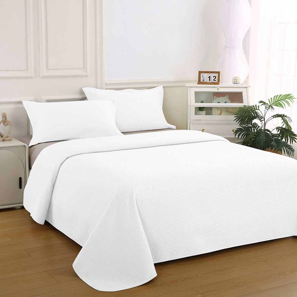 Quilt Illusions Full Blanco Atenas