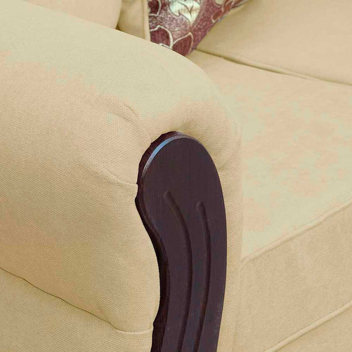 Juego de Living Elegant Detail Girona Sof&aacute; 3 Cuerpos + Sof&aacute; 2 Cuerpos Beige