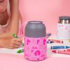 Termo Comida UMA Barbie & Friends + Cuchara 450ml Acero Inox Rosa