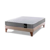 Cama Europea Latam Home Full Zen Best Tela Velvet Beige