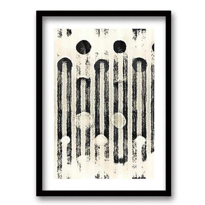 Imagen 1 del producto Cuadro Decorativo Retela Chevron II 50 x 35 cm