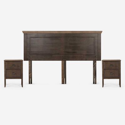 Imagen 2 del producto Cama Europea Rosen Base Dividida King Indie + Respaldo + 2 Veladores Anna