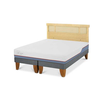 Imagen 2 del producto Cama Europea CIC Base Dividida 2 Plazas Excellence Plus + Respaldo Dublin Mostaza