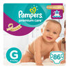 Pañales Pampers Premium Care Talla G 86 Unidades