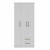 Clóset Vekkahome Pequim 3 Puertas 2 Cajones Blanco