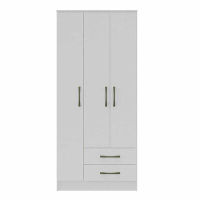 Imagen 2 del producto Clóset Vekkahome Pequim 3 Puertas 2 Cajones Blanco