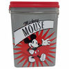 Canister metálico rectangular mediano