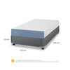 Cama Americana CIC 1,5 Plazas Excellence + Almohada