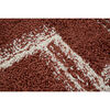 Bajada de Cama Idetex Shaggy Maze 150 x 200 cm Terracota