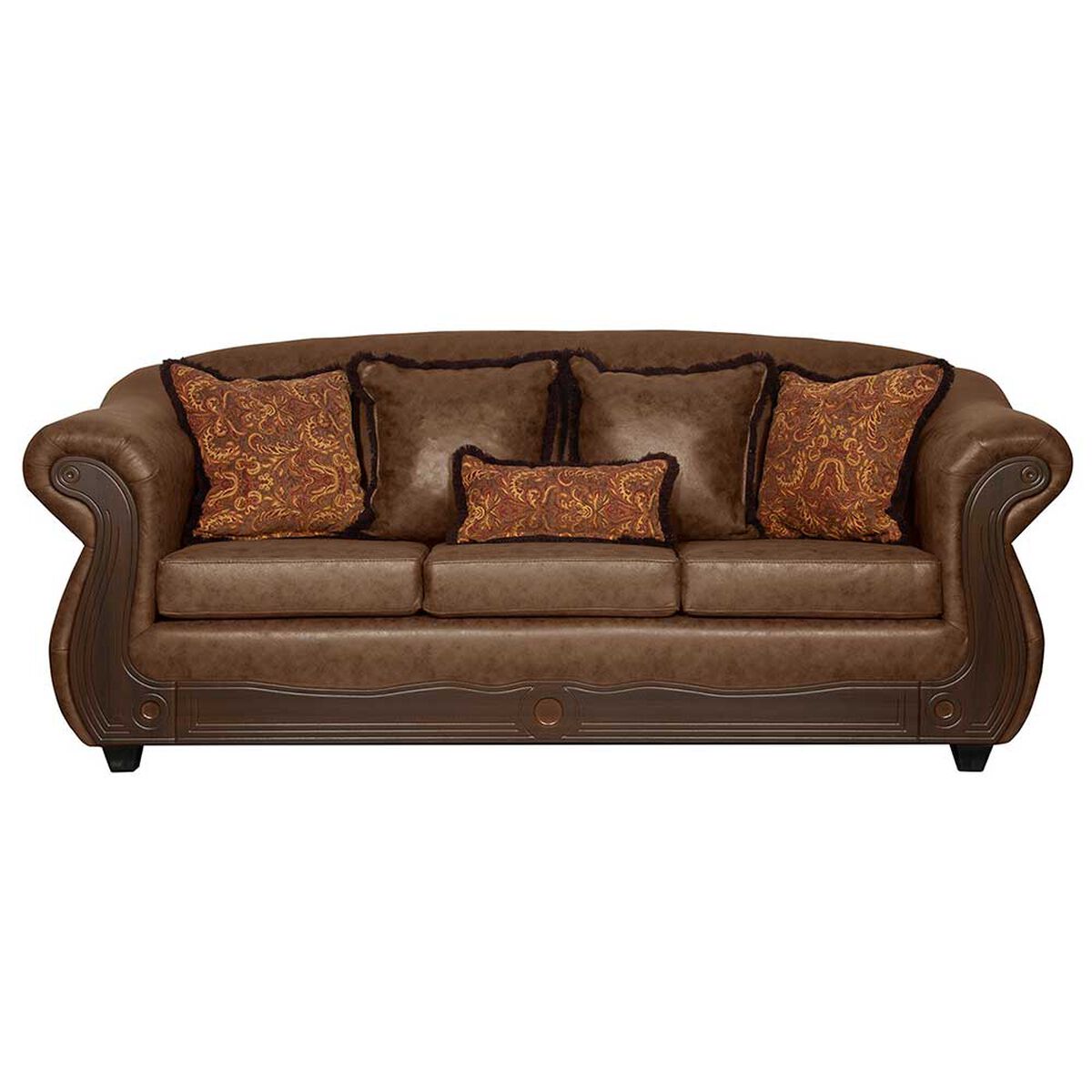 Juego de Living Black Factory Estambul 5 Cuerpos Caf&eacute;