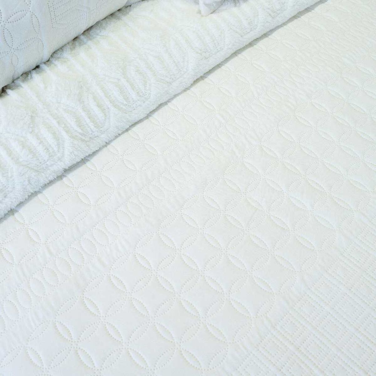 Quilt Doral 2 Plazas Viena Liso Blanco