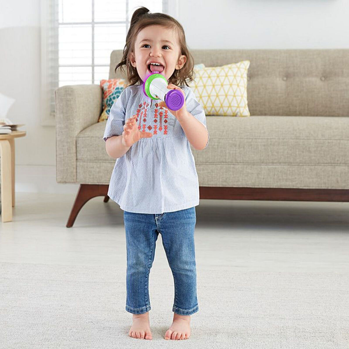 Fisher Price Ríe y Aprende Micrófono Graba y Canta