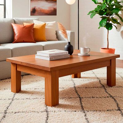 Mesa de Centro Living Factory Teka Nogal