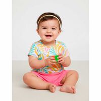 Short Chess Baby fucsia, lila, menta, naranjo