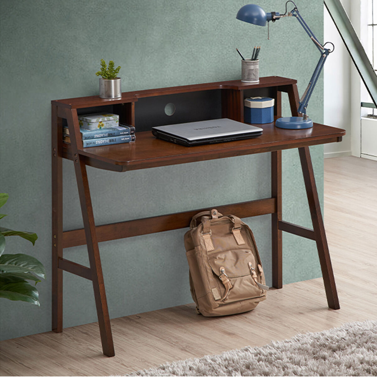 Escritorio Vekkahome Corlis  Café Oscuro